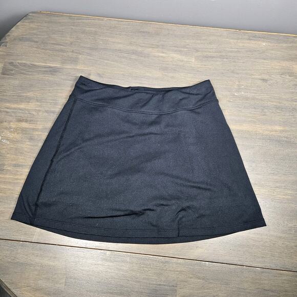 Title Nine Dream Skort Women’s M Black Athletic Skirt Built In Shorts Activewear - Picture 1 of 6